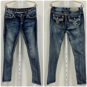Rock Revival Women's 2010s Donna Easy Skinny Stretch Jeans W28